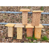 Ecologisch insectenhotel bijenhotel van massief hardhout